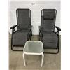 Image 1 : Patio Loungers with Side Table