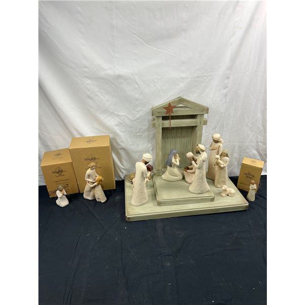 Willow Tree Figures and Nativity Scene