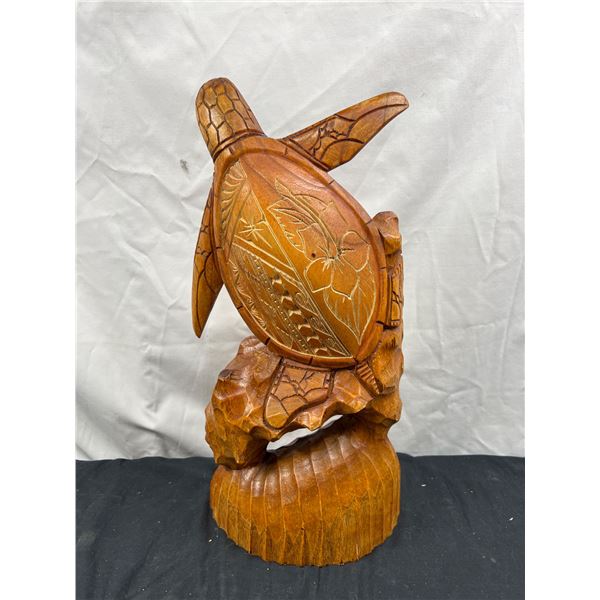 Carved Wooden Turtle