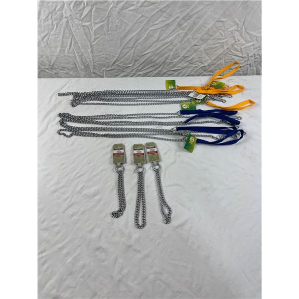 Chain Dog Leads & Collars