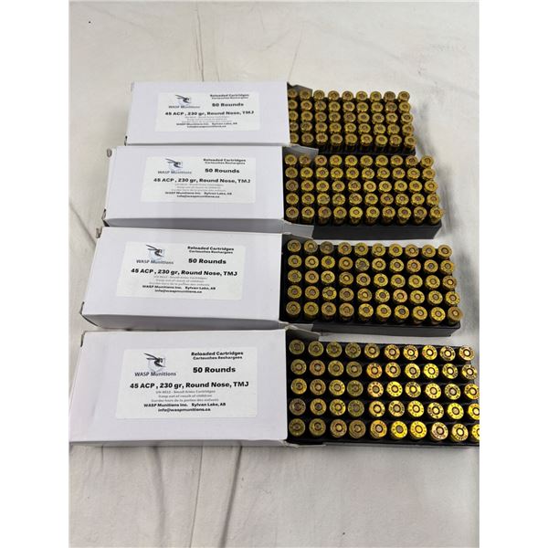 Wasp Munitions Reloaded Cartridges