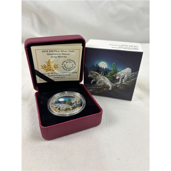 2018 $20 Fine Silver Coin