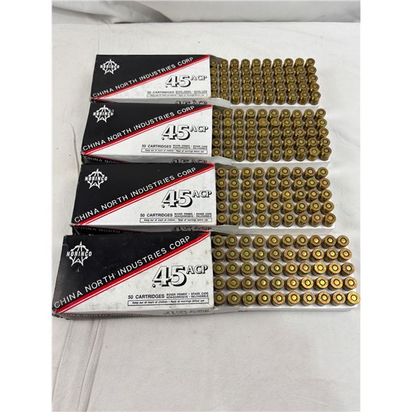 Norinco .45 ACP Cartridges