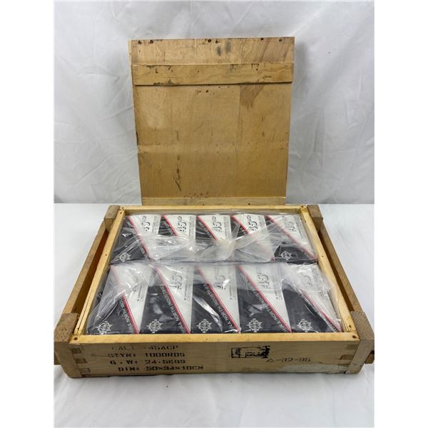Crate of Norinco .45 ACP Cartridges