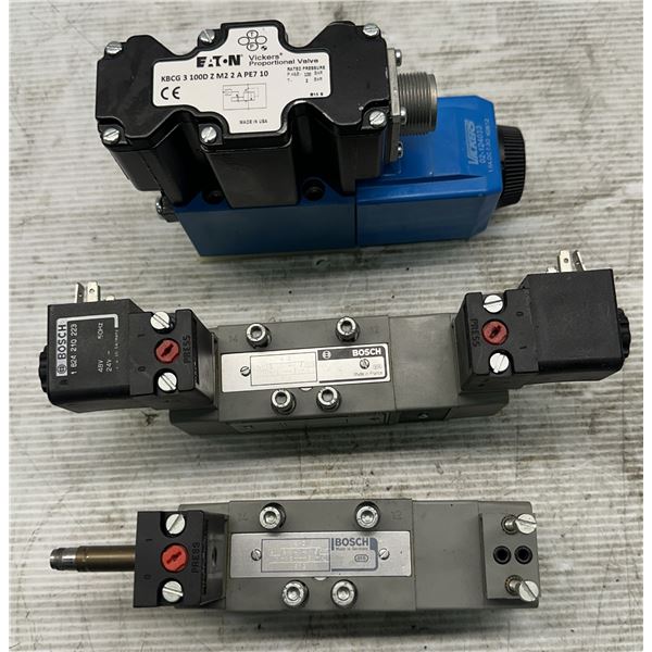 Lot of (3) Eaton & Bosch Valves