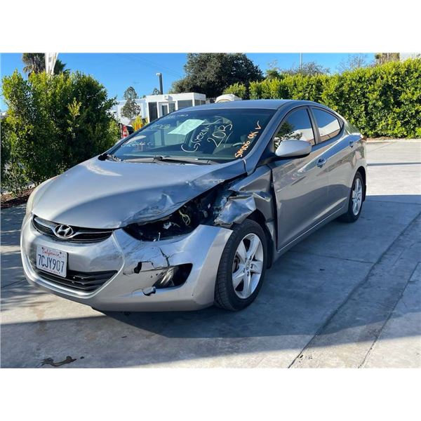 HYUN ELANTRA 2013 APP/DUP-T/EXP-ONLY-SMOG