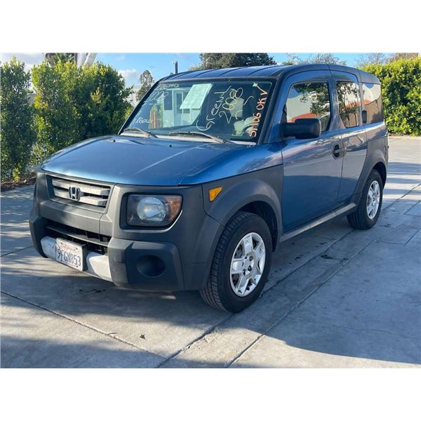 HOND ELEMENT 2008 APPT/DUP-T SMOG