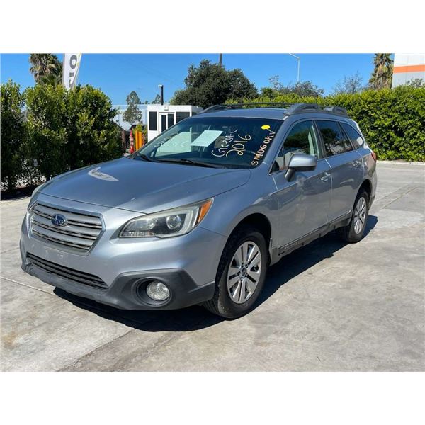 SUBA OUTBACK 2016 O/S-T SMOG-2 DAYS