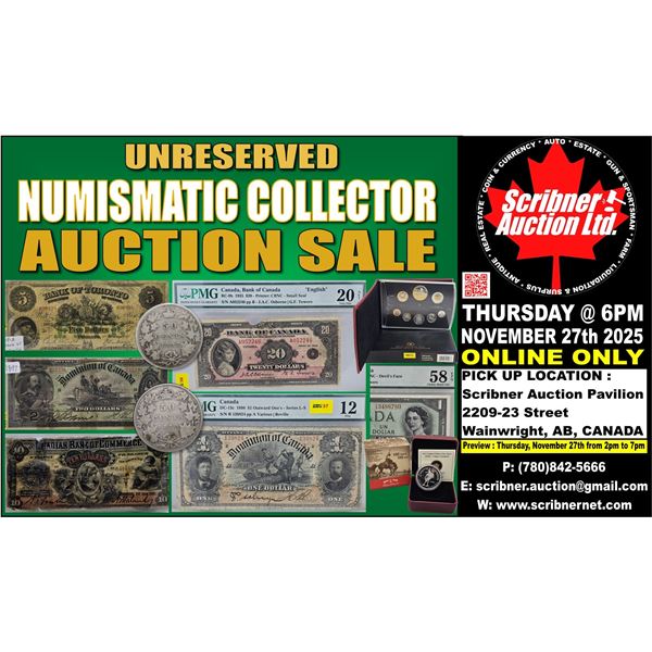 THURSDAY NIGHT KICK OFF ~ COIN & CURRENCY COLLECTION !