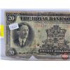 Image 2 : The Royal Bank of Canada $20 Bill 1927 : "B" Series : #231470 (See Pictures for Varieties, Condition