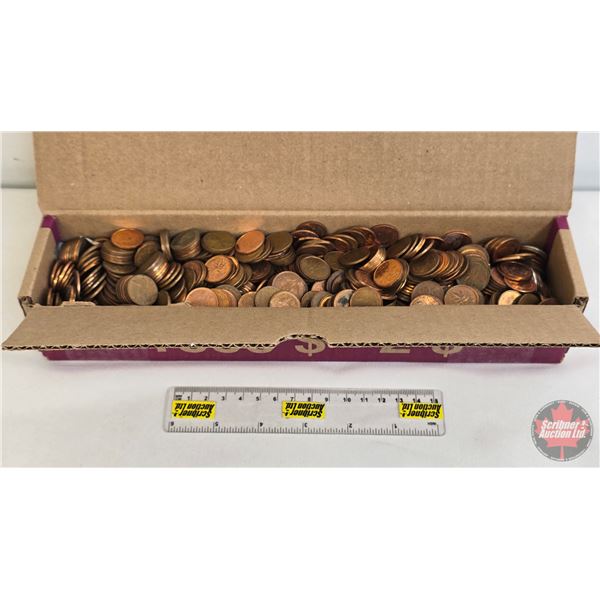 USA One Cent Collection ( Approx 1000 Coins) : Variety ! (SEE PICTURES!)  (Listing & Descriptions ar