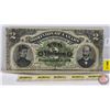 Image 1 : Dominion of Canada $2 Bill 1887 : Courtney #614317 (See Pictures for Varieties, Conditions, Serial N