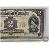 Image 3 : Dominion of Canada $2 Bill 1914 : "B" Series : Saunders #N-027819 (See Pictures for Varieties, Condi
