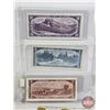 Image 7 : Canada Bills 1954 (7) : - $100 Bill : Beattie/Rasminsky #BJ0365055 - $50 Bill : Beattie/Rasminsky #B