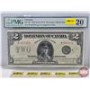 Image 1 : Dominion of Canada $2 Bill 1923 : "W-X" Series : Group 4 : Black Seal : Campbell/Clark #W-967079 (PM