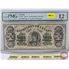 Image 1 : Dominion of Canada $1 Bill 1878 A : Payable at Toronto : Harington #186278 (PMG Certified : Fine 12)