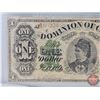 Image 2 : Dominion of Canada $1 Bill 1878 A : Payable at Toronto : Harington #186278 (PMG Certified : Fine 12)