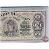 Image 3 : Dominion of Canada $1 Bill 1878 A : Payable at Toronto : Harington #186278 (PMG Certified : Fine 12)