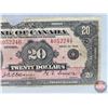 Image 3 : Bank of Canada $20 Bill 1935 "English" : Small Seal : Osborne/Towers #A052246 (PMG Certified : 20 Ve