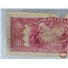Image 5 : Bank of Canada $20 Bill 1935 "English" : Small Seal : Osborne/Towers #A052246 (PMG Certified : 20 Ve