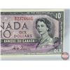 Image 2 : Canada $10 Bill 1954 "Devil's Face" : Coyne/Towers #BD2376601 (BCS Certified : Extra Fine 40 Origina