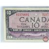 Image 3 : Canada $10 Bill 1954 "Devil's Face" : Coyne/Towers #BD2376601 (BCS Certified : Extra Fine 40 Origina