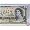 Image 2 : Canada $10 Bill 1954 "Devil's Face" : Coyne/Towers #AE6238505 (BCS Certified : Extra Fine 40 Origina
