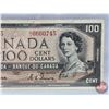 Image 2 : Canada $100 Bill 1954 "Devil's Face" : Coyne/Towers #AJ0660745 (BCS Certified : Very Fine 20) (See P