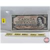 Image 1 : Canada $100 Bill 1954 : Beattie/Coyne #AJ4993967 (See Pictures for Varieties, Conditions, Serial Num