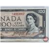 Image 3 : Canada $100 Bill 1954 : Beattie/Coyne #AJ4993967 (See Pictures for Varieties, Conditions, Serial Num