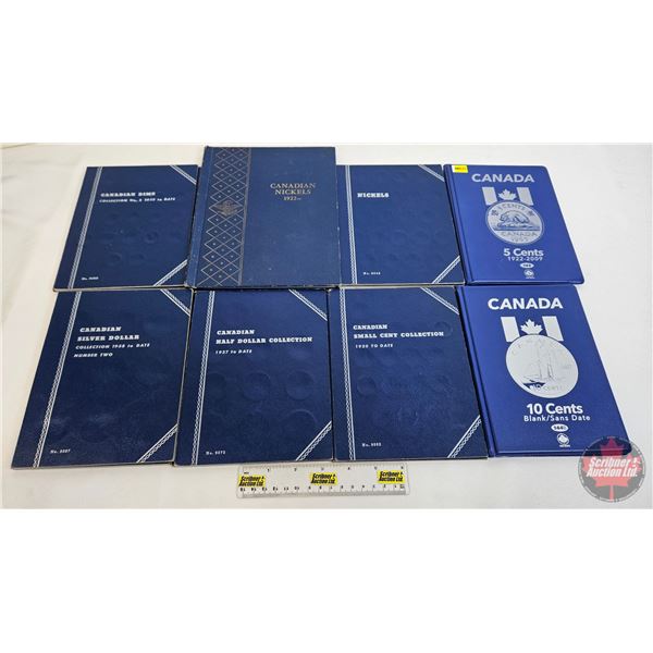 Canadian Coin Collector Books (Empty) (8)