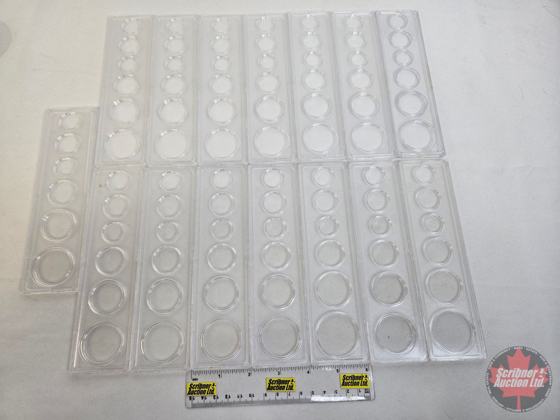 (15) Plastic Snap-Lock Year Set Holders (Empty)