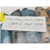 Image 2 : Canada Five Cent Rolls (5) : 1959-1960, 1960, 1961 (200 Coins)