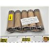 Image 1 : Canada Five Cent Rolls (5) : 1969, 1977 Low 7, 1977 High 7, 1986 & 1990 (200 Coins)