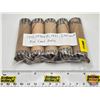 Image 1 : Canada Five Cent Rolls (5) : 1992, 1996, 1997 & 2001 NoP (200 Coins)
