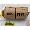 Image 2 : Canada One Dollar Roll (1) : 1969 UNC : Voyageur (20 Coins)