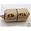 Image 2 : Canada One Dollar Roll (1) : 1972 UNC : Voyageur (20 Coins)