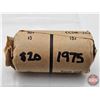 Image 2 : Canada One Dollar Roll (1) : 1975 UNC : Voyageur (20 Coins)