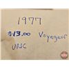 Image 2 : Canada One Dollar : 1977 UNC : Voyageur (13 Coins) (Envelope)