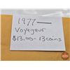 Image 3 : Canada One Dollar : 1977 UNC : Voyageur (13 Coins) (Envelope)