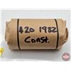 Image 2 : Canada One Dollar Roll (1) : 1982 UNC : Constitution (20 Coins)