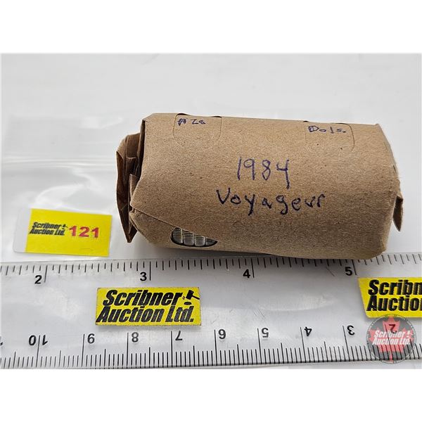 Canada One Dollar Roll (1) : 1984 UNC : Voyageur (20 Coins)