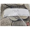 Image 3 : Canada Fifty Cent 1969 (100 Coins) (Pouch)
