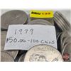 Image 3 : Canada Fifty Cent 1979 (100 Coins) (Pouch)