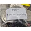 Image 3 : Canada Fifty Cent 1984 (100 Coins) (Pouch)