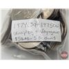 Image 3 : Canada One Dollar 1974 & 1975 Winnipeg & Voyageur (50 Coins) (Bag)