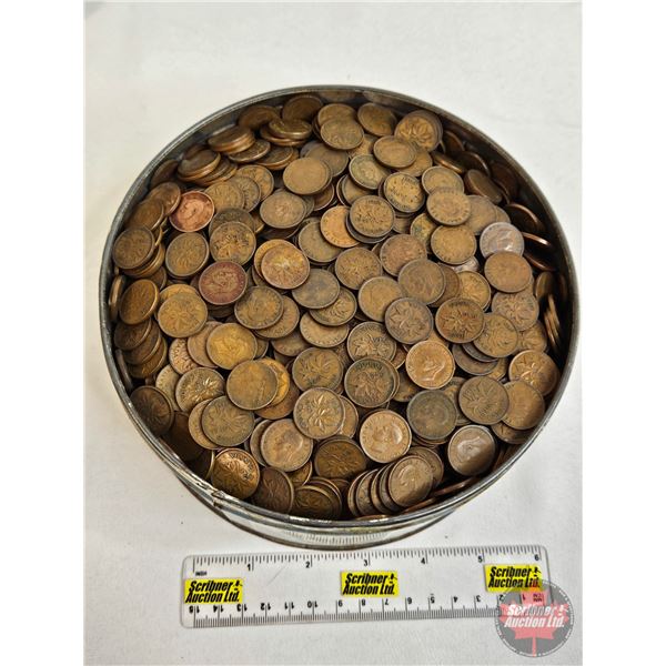 Canada One Cent : Variety 1940 - 1952 (King George VI) (BULK BUY : 17 LBS)
