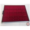 Image 4 : Leuchtturm Lighthouse : Quadrum Coin Boxes (2) (Red Velvet Interior)
