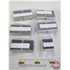 Image 1 : Coin Capsules (55) : 19mm Pennies (10) &  21mm Nickels (20) & 24mm Quarters (25) (EMPTY)