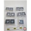 Image 2 : Coin Capsules (55) : 24mm Quarters (30) & 27mm Loonie (25) (EMPTY)